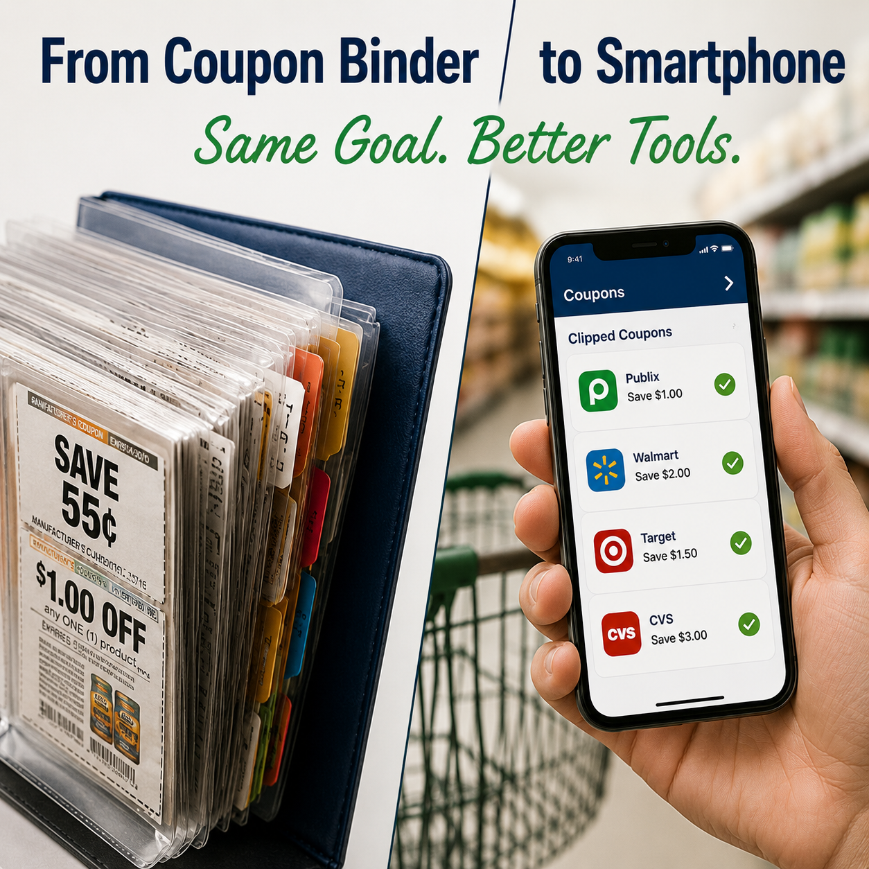 From coupon binder to smartphone