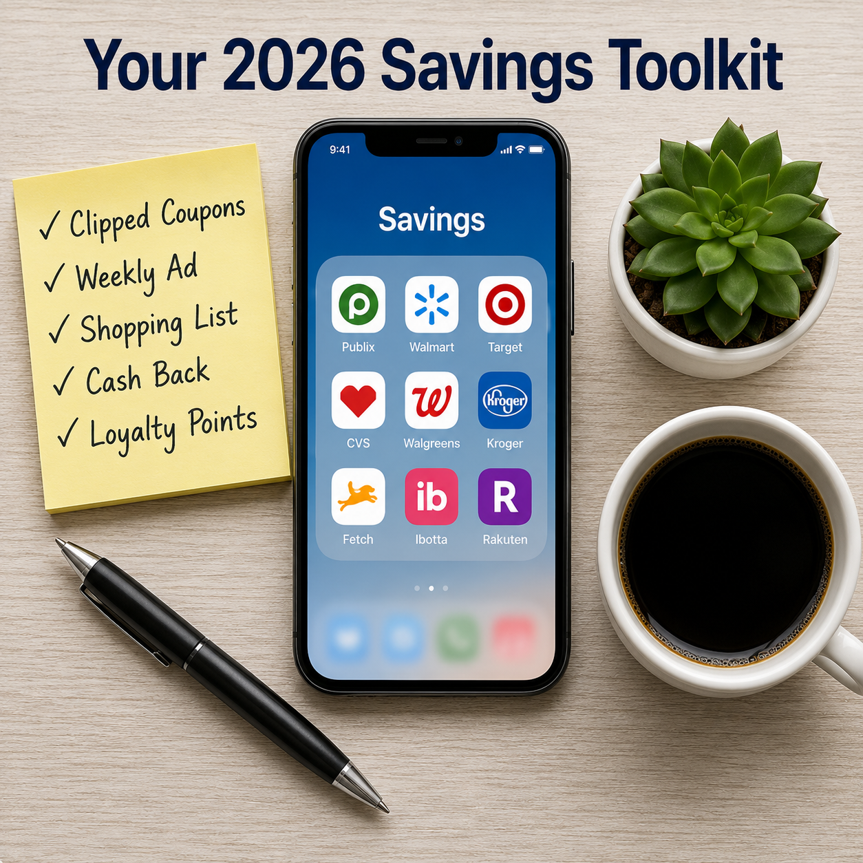 How to organize your coupons and savings in 2026