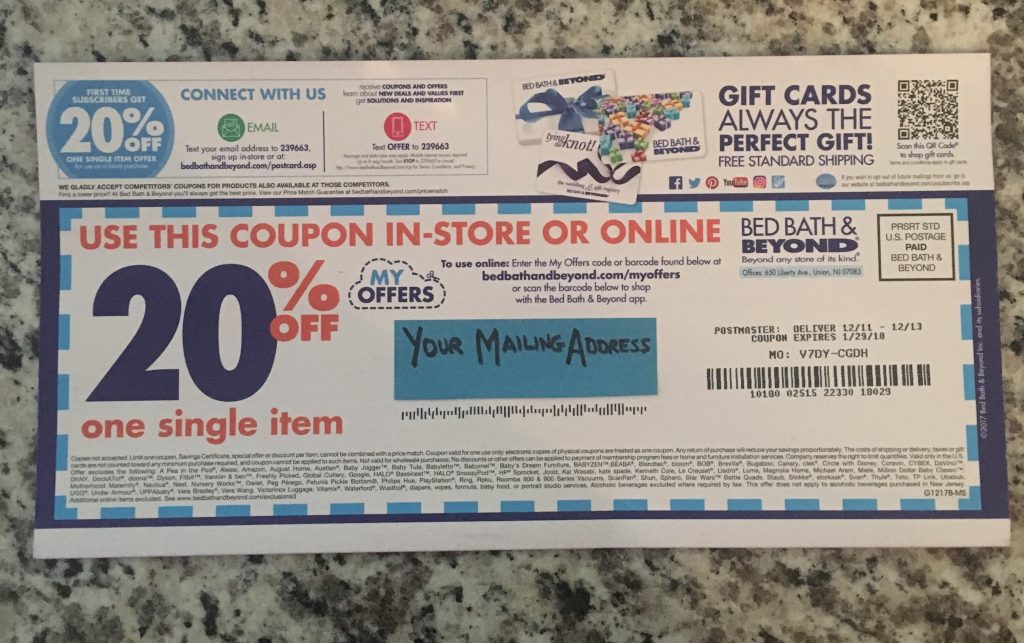 Bed Bath & Beyond Coupon Suggestions South Florida Savings Guy