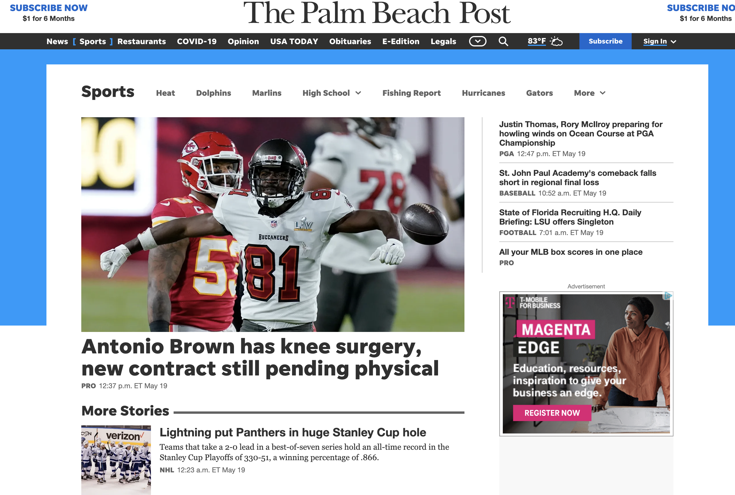 Score the Best News Deal in South Florida – ONLY $1 Digital Subscription to the Palm Beach Post for Six Months