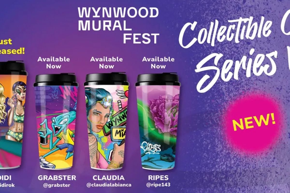 Miami Grill Presents Newest Collection of Limited-Edition Wynwood Artist Cups