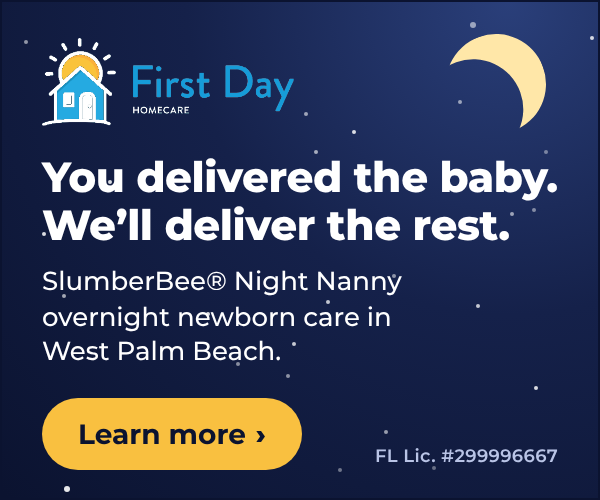 First Day Home Care West Palm Beach: You delivered the baby. We will deliver the rest. SlumberBee Night Nanny overnight newborn care. Learn more. FL Lic. #299996667