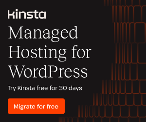 Kinsta: Managed Hosting for WordPress. Try Kinsta free for 30 days.